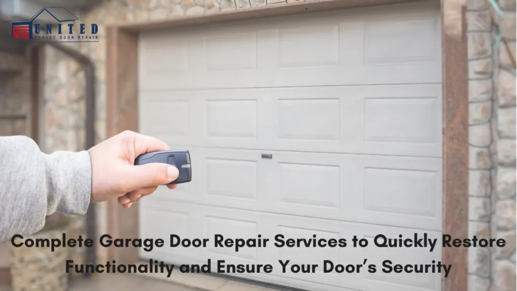 Garage door repair