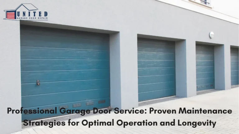 Garage door service