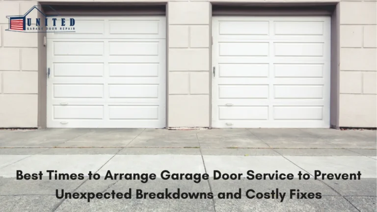 Garage door service